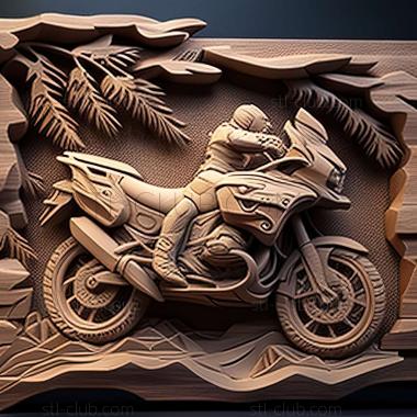 3D модель BMW R 1200 GS (STL)